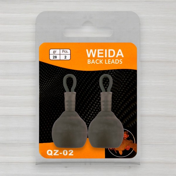 Грузило бек-лід Weida QZ-02, 2шт/уп, 28г